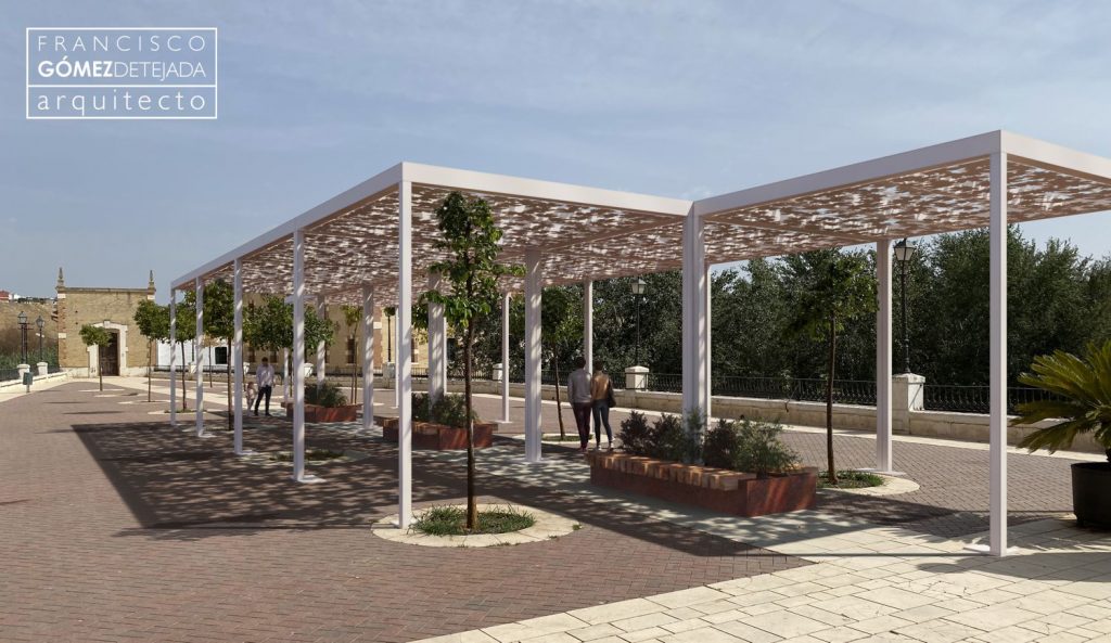 El Proyecto de las Pérgolas de Plaza Nacional Solo Puente Genil