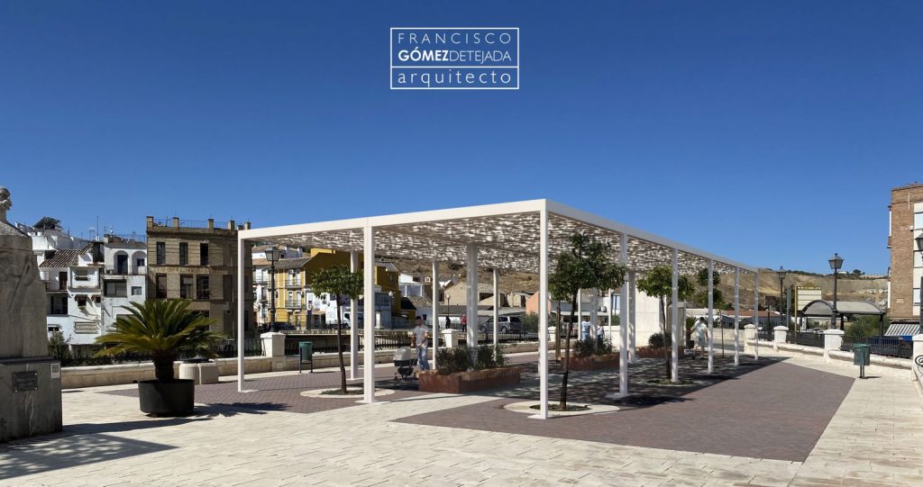 El Proyecto de las Pérgolas de Plaza Nacional Solo Puente Genil